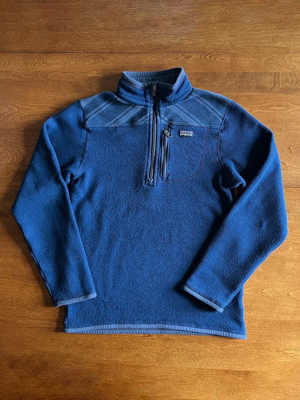 Patagonia blue quarter-zip Better Sweater XL 14